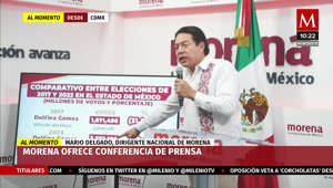 El dirigente morenista realizó un comparativo entre las elecciones de 2017 y 2023 en el Estado de México, así mismo, mencionó que les hubiera gustado mayor participación ciudadana.
