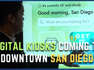 San Diego will put 50 digital kiosks on sidewalks downtown