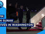 UK PM Rishi Sunak Arrives In Washington | White House | Joe Biden | Rishi Sunak In US | Digital