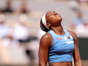 Coco Gauff lost to Iga Swiatek in the French Open quarterfinals on Wednesday. (Thomas Samson/AFP/Getty Images)