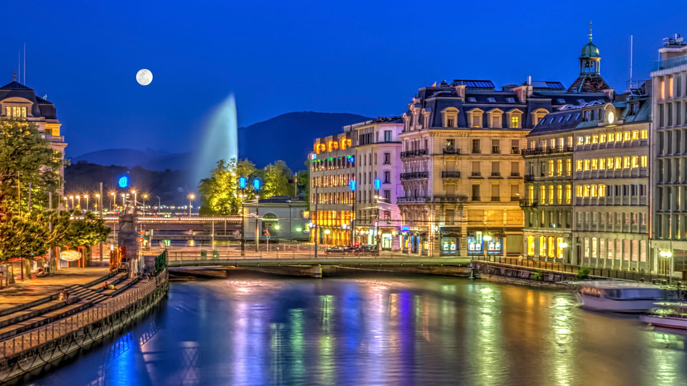 Located just over the border from France, Geneva has a certain <em>je nais se quois</em> that separates itself from the rest of the country, but like the rest of Switzerland, it’s an incredibly safe place to spend time. Enjoy a lovely walk around the shore of Lake Geneva—admiring the famous Jet d'Eau water fountain—before exploring the winding alleys of the Old Town and the surrounding Alpine resorts.