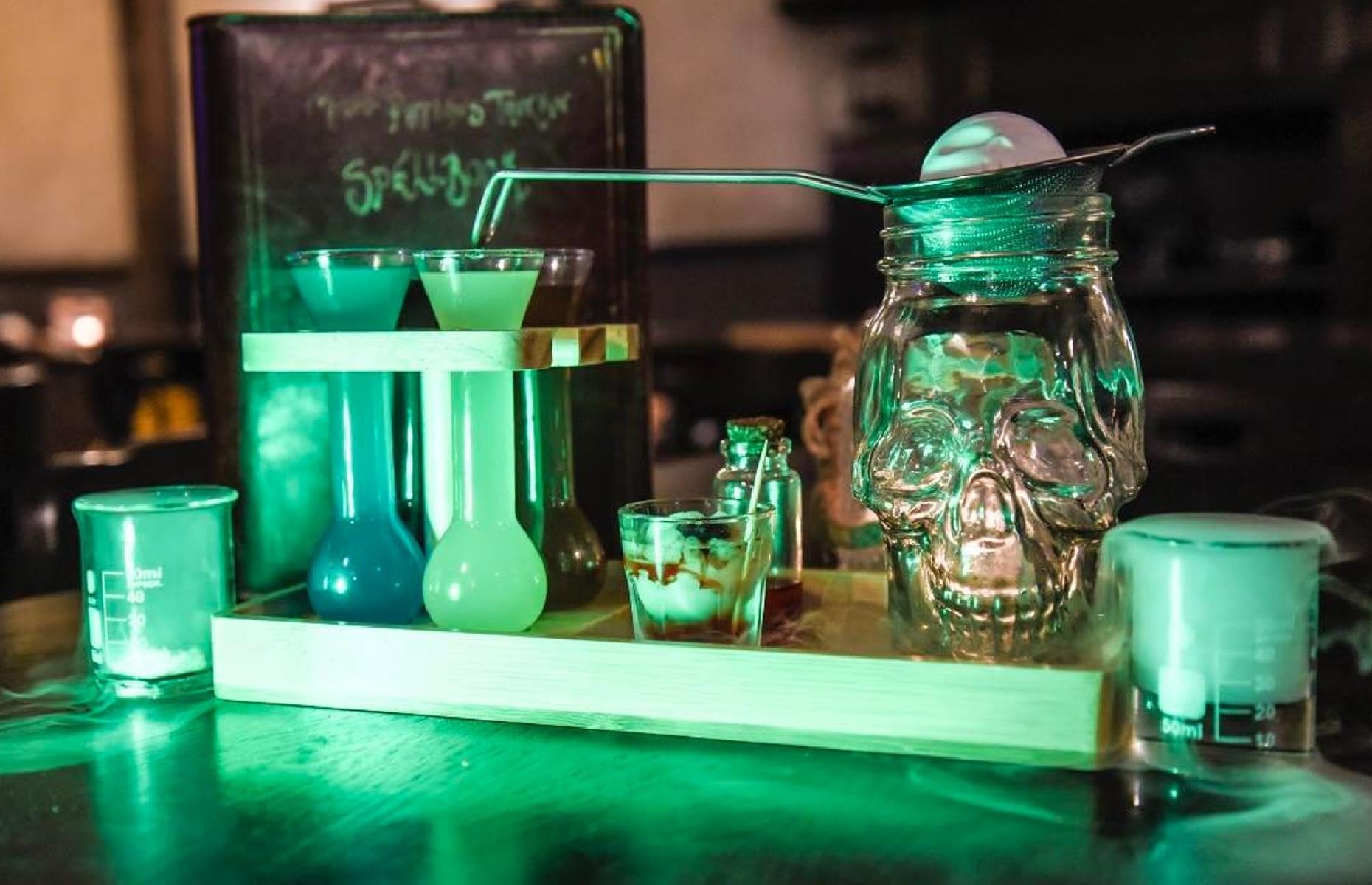 <p>The <a href="https://www.departmentofmagic.com/">Department Of Magic</a> in Edinburgh, Scotland is the place to go for a truly Potter-esque experience. Head to the Magic Potions Tavern and order The Dark Lord, a beguiling mix of dark rum, Malibu, Curacao and pineapple juice (with juicy brains and bone fragments). There's also cocktail making classes and an escape room on offer here.</p>