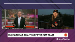 While smoke from wildfires has clouded the skies of the Northeast, AccuWeather's Jillian Angeline reports as the haze has drifted down the eastern coastline.
