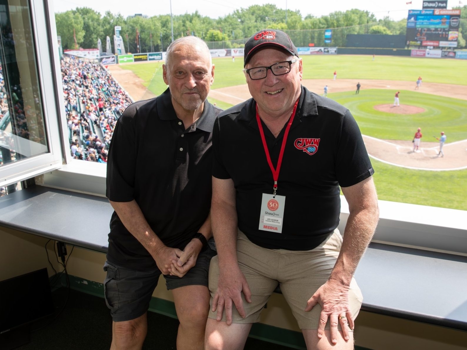 voices from the past: former broadcasters stumble into 'crazy weird' goldeyes reunion