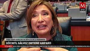 Un juez federal otorgó un amparo a la senadora del PAN, Xóchitl Gálvez, para que la Presidencia de la República le conceda el derecho de réplica en la conferencia de prensa matutina.