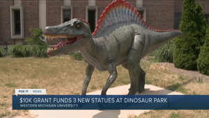 $10K grand funds 3 new statues at Dinosaur Park