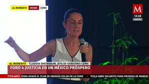 La jefa de gobierno de la Ciudad de México, Claudia Sheinbaum, asistió al Foro 4 Justicia en un México Próspero y dio un mensaje sobre el cambio climático.