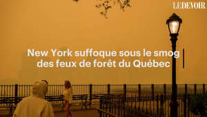 New York suffoque sous le smog des feux de forêt du Québec