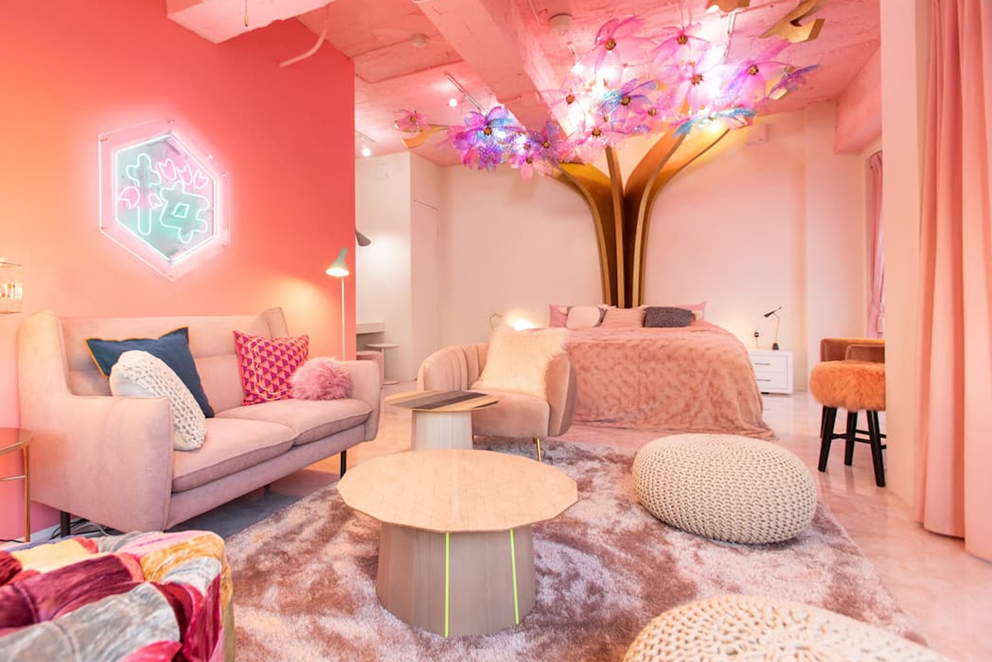 <p>If Hello Kitty could call a home her own, this would be it. Blooming with cherry blossoms and bursting with pink, this sakura-inspired Airbnb is camera ready from the moment you walk in the door. Even the ceiling is printed with the motif of the flower. The one-bedroom is also just minutes away from <a href="https://www.cntraveler.com/gallery/what-to-do-in-harajuku-our-guide?mbid=synd_msn_rss&utm_source=msn&utm_medium=syndication">Tokyo’s Harajuku neighborhood</a>, full of quirky fashion and dessert shops to enjoy.</p> <p><strong>Bed & bath:</strong> 1 bedroom, 1 bath</p> <div class="callout"><p><a href="https://airbnb.pvxt.net/LXn2rM?trafcat=summer23" title="Book now at Airbnb">Book now at Airbnb</a></p> </div><p>Sign up to receive the latest news, expert tips, and inspiration on all things travel.</p><a href="https://www.cntraveler.com/newsletter/the-daily?sourceCode=msnsend">Inspire Me</a>