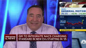CNBC's Phil LeBeau joins 'Closing Bell: Overtime' to report on GM's plan to integrate Tesla's NACs charging starting in its new EVs starting in 2025.