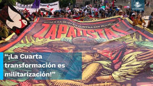 Este jueves se llevan a cabo diversas manifestaciones en diferentes estados de la República Mexicana y distintos países como Europa y Estados Unidos
