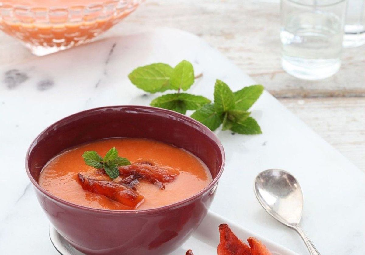 Receta de gazpacho de sandía