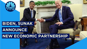 U.S. President Joe Biden & British PM Rishi Sunak Announce New Economic Partnership | CNBC TV18