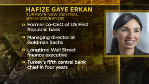 Erdogan picks Hafize Gaye Erkan to lead Turkey's central bank