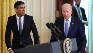 Biden and U.K. Prime Minister Sunak vow to continue aid for Ukraine