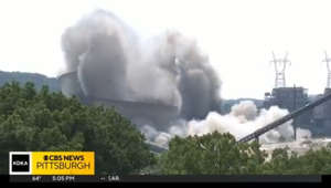 Hatfield's Ferry Power Station cooling towers imploded