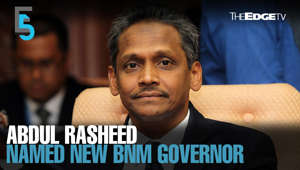 In today’s edition of Evening 5 — Datuk Shaik Abdul Rasheed Abdul Ghaffour is named Bank Negara’s new governor, MBSB is acquiring MIDF via RM1.01 bil share deal, and the MACC freezes over RM39 million in bank accounts, including those belonging to a former senior minister and two businessmen with the title Tan Sri’ in its probe into the siphoning of RM2.3 billion in state funds.