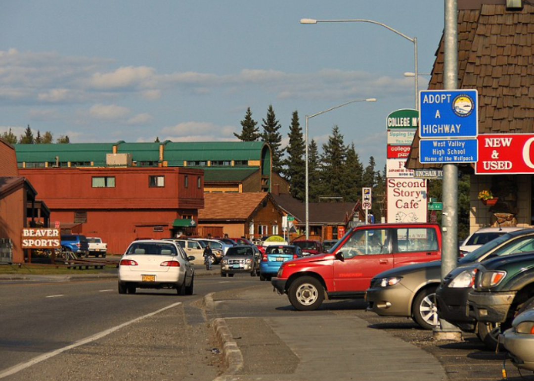 <p>- Population: 11,797<br> - National rank: Not Ranked</p>  <p>This small suburb of Fairbanks is home to the <a href="https://www.uaf.edu/uaf/">University of Alaska Fairbanks</a>, an international research center that also houses the Museum of the North. College's proximity to Fairbanks puts it near a number of cultural amenities like <a href="https://www.alaska.org/detail/pioneer-park">Pioneer Park</a>, commemorating Alaskan history.</p>