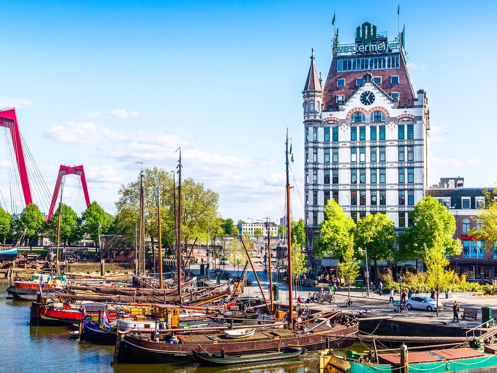 <p>Rotterdam is the second largest city in the Netherlands and a true cultural stronghold. The Erasmus Bridge, a cable-stayed bridge, or the 85-meter-high Euromast observation tower are a must-see. For nature lovers, the city zoo is an ideal destination, also for families.</p>