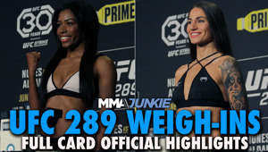 UFC 289 Official Weigh-in Highlight