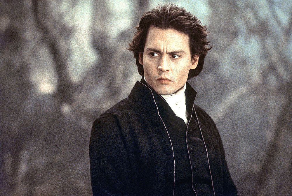 <p>1999 saw Johnny reunite with Tim Burton for ‘Sleepy Hollow.’ It was a commercial and critical success (and was Johnny’s third film that year, as he also appeared in ‘The Astronaut’s Wife’ and ‘The Ninth Gate.’)</p>