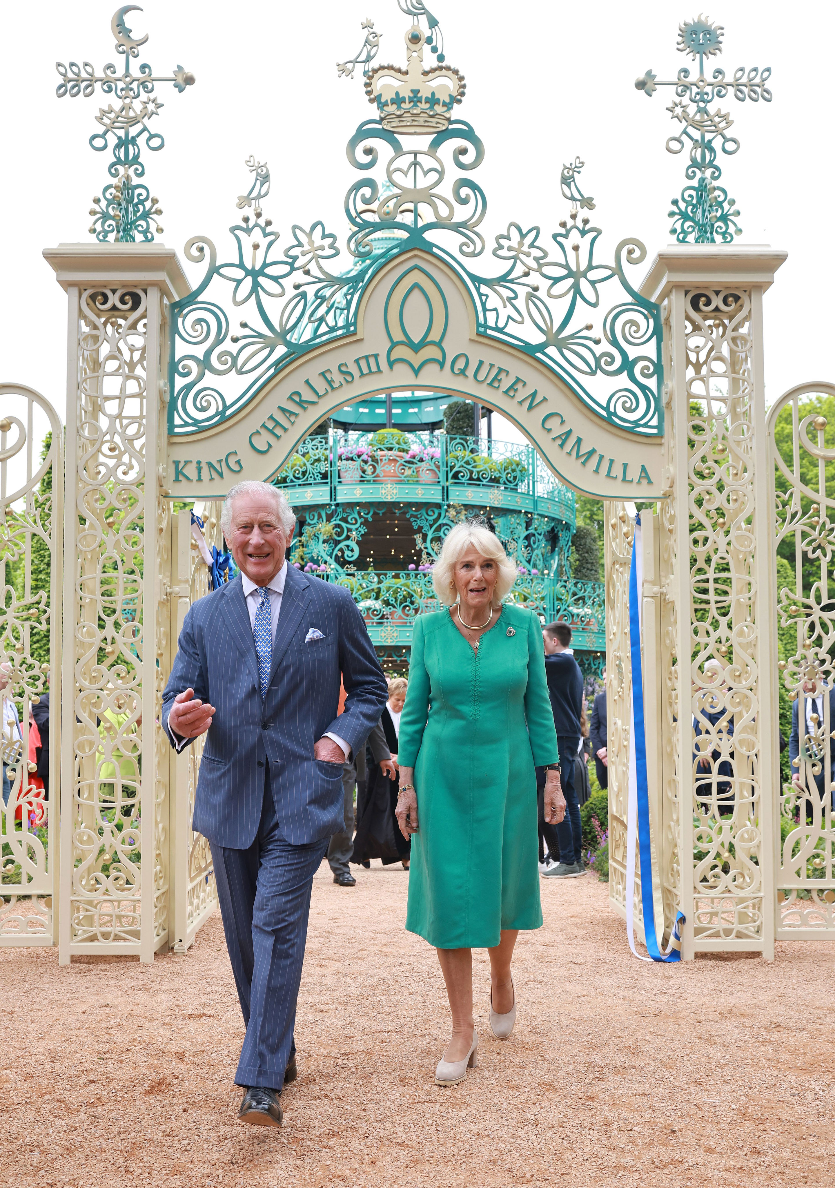 <p>King Charles III and Queen Camilla opened the new Coronation Garden in Newtownabbey, Northern Ireland, on day one of their two-day visit to the British nation on May 24, 2023 -- their first since their recent <a href="https://www.wonderwall.com/celebrity/the-coronation-of-king-charles-iii-and-queen-camilla-the-best-pictures-of-all-the-royals-at-this-historic-event-735015.gallery">coronation</a>.</p>