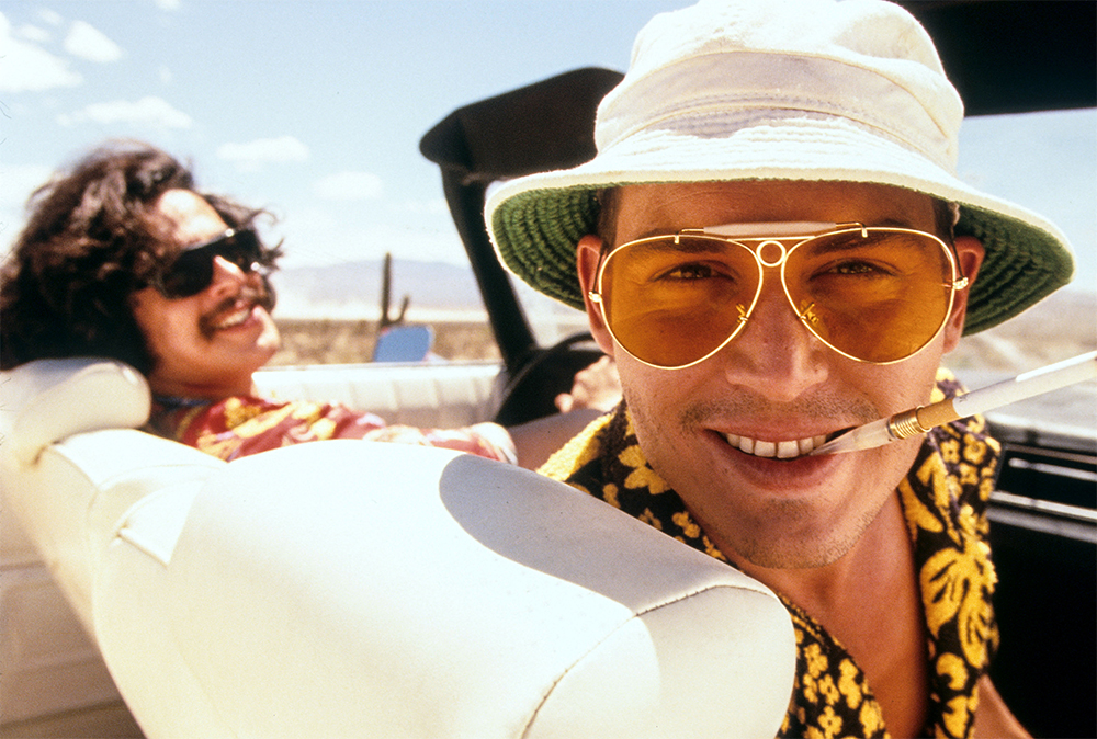 <p>Following his turn as Ed Wood, Johnny Depp portrayed another counter-culture icon in 1998’s ‘Fear And Loathing In Las Vegas.’ Johnny was cast in the role of Hunter S. Thompson, aka Raoul Duke, while Benico Del Toro played Oscar Zeta Acosta, aka Dr. Gonzo. Directed by Terry Gilliam, it was a bizarre film that divided critics and failed to find an audience at the box office (but has since become a cult classic.)</p>