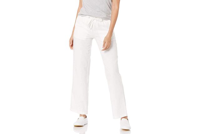 amazon, we found the perfect white linen pants for summer on sale for 70% off at amazon