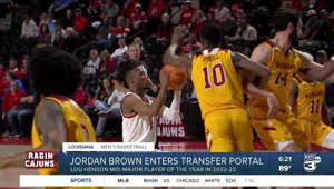 Cajuns F Jordan Brown enters transfer portal