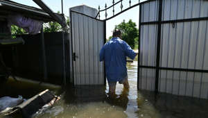 Wasserstand in überfluteten Teilen der Ukraine sinkt allmählich