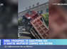 Κίνα: Υποχώρησε το οδόστρωμα και ο οδηγός φορτηγού σώθηκε από θαύμα