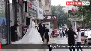 Togg, Batman'da gelin arabası olarak kullanılmaya başlandı