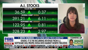 I/O Fund CEO and lead tech analyst Beth Kindig provides insight on stock performance and the development of AI on 'Making Money.'