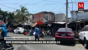 Dos hombres fueron perseguidos y asesinados tras una persecución en Acapulco, Guerrero. Las víctimas fueron privadas de la vida con múltiples disparos de arma de grueso calibre. No hay detenidos hasta el momento.
