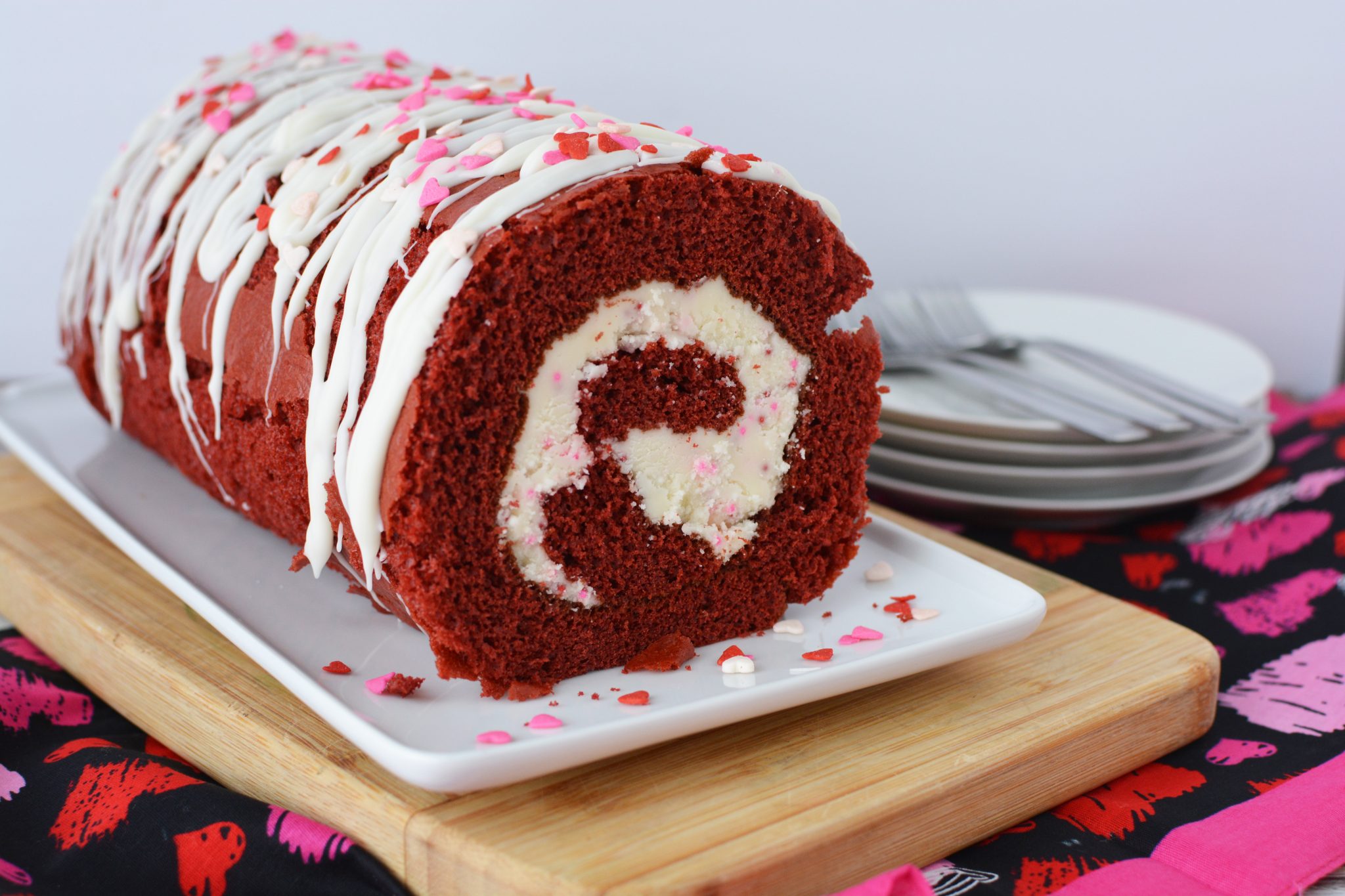 Red Velvet Cake Roll Recipe - Vimarsana News