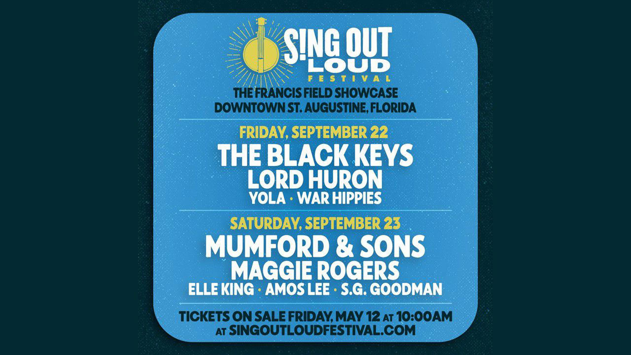 Sing Out Loud Festival in St. Augustine offering 1day tickets, layaway