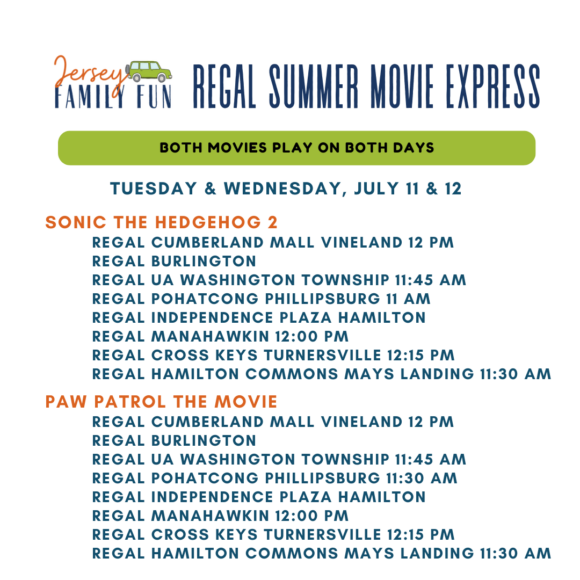 Regal Cinemas Summer Movie Express 2023