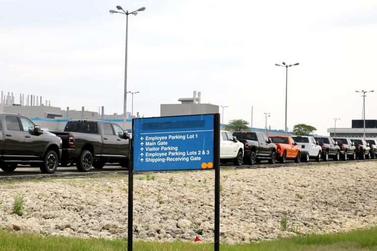The idled Chrysler Belvidere Assembly plant is pictured Tuesday, June 6, 2023, in Belvidere.