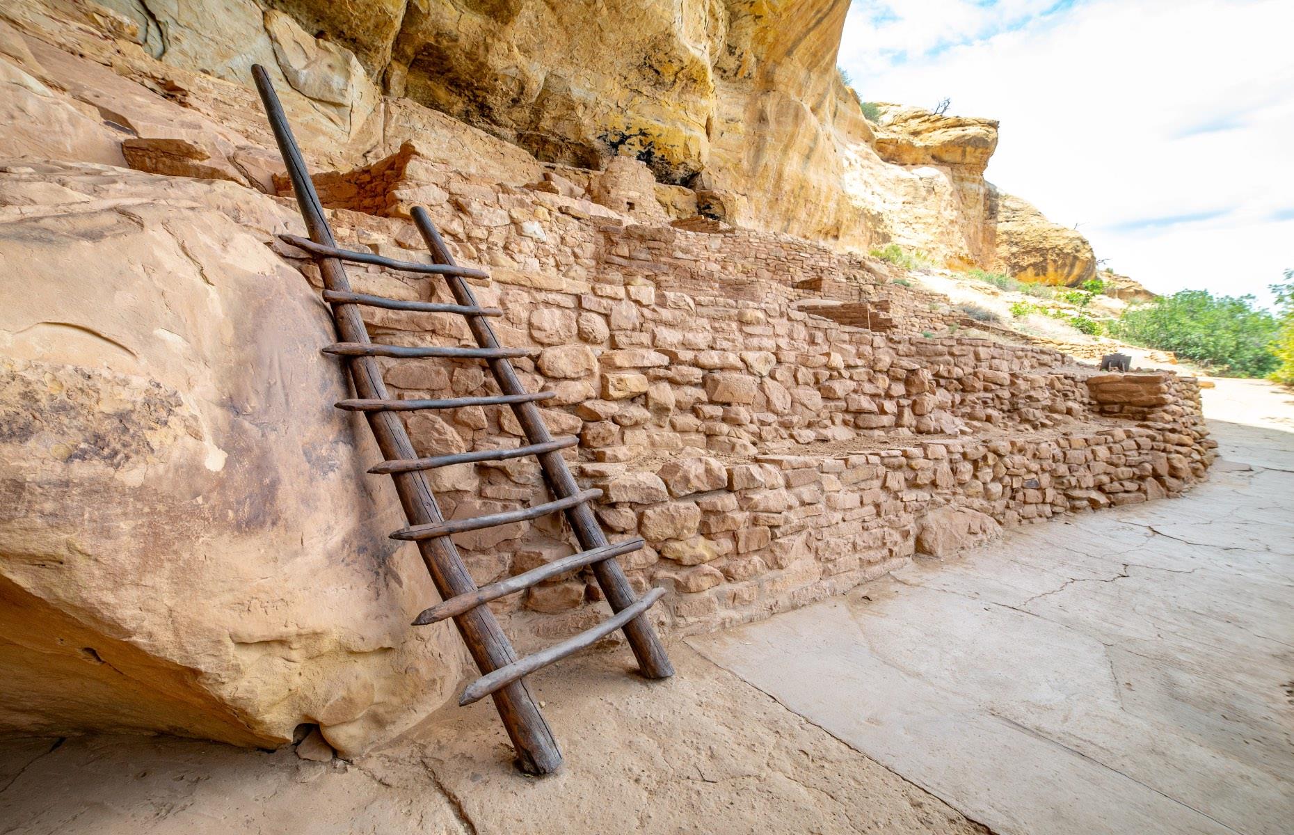 If you like climbing ladders and crawling through tunnels, you'll enjoy touring several of the sites, either by yourself on a self-guided hike or as part of a tour. Balcony House (pictured), Cliff Palace and Long House cliff dwellings can only be visited on a ranger-guided tour, while Step House is open for self-guided tours. It's fascinating to see ceilings blackened with smoke.