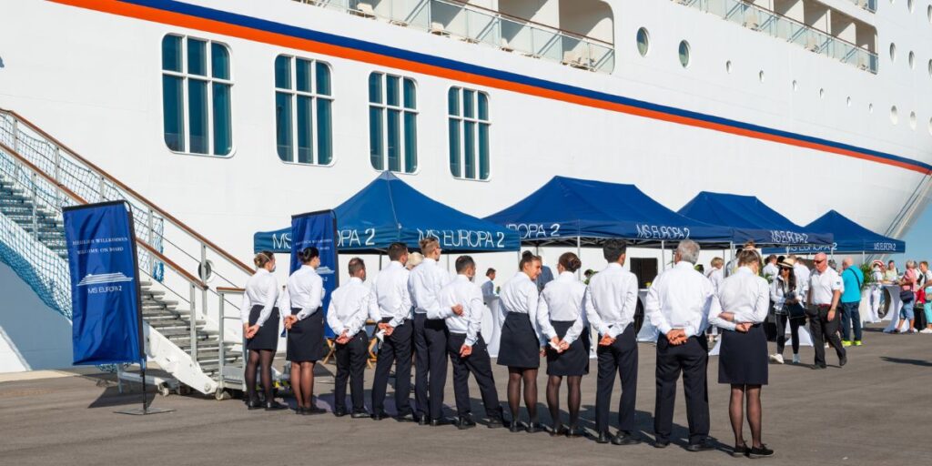 <p>Cruise ship workers typically live and work onboard the ship for extended periods, often in shared accommodations. One of the major perks of working on a <a href="https://wanderwithalex.com/planning-your-first-cruise/">cruise ship</a> is the opportunity to travel to various destinations around the world. Crew members can explore different ports of call during their time off and experience diverse cultures and sights. Salaries can vary greatly depending on the position, cruise line, and tips.</p>