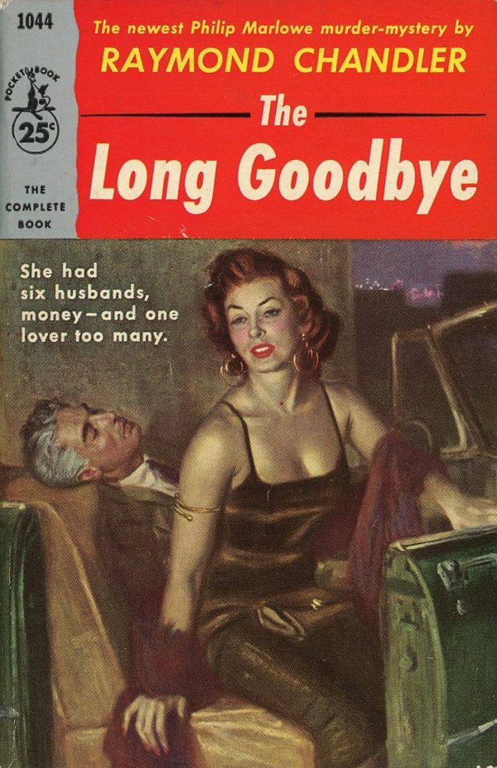 <p>Raymond Chandler’s novels featuring hard-boiled private detective Philip Marlowe capture the gritty underside of living in the City of Angels. In 1953’s <a href="https://www.penguinrandomhouse.ca/books/26047/the-long-goodbye-by-raymond-chandler/9780394757681"><em>The Long Goodbye</em></a><em>, </em>Chandler expresses a lot of venom for the 1950s lifestyle of the entitled wealthy in Hollywood, who believed the rules just didn’t apply to them. </p> <p>Marlowe deals with a rising body count, oily villains and glamorous dames using his gruff charm, hard fists, and hard drinking. He also loves to crack wise. <a href="https://www.bookey.app/quote-book/the-long-goodbye">For example</a>, “A dead man is the best fall guy in the world. He never talks back.” </p>