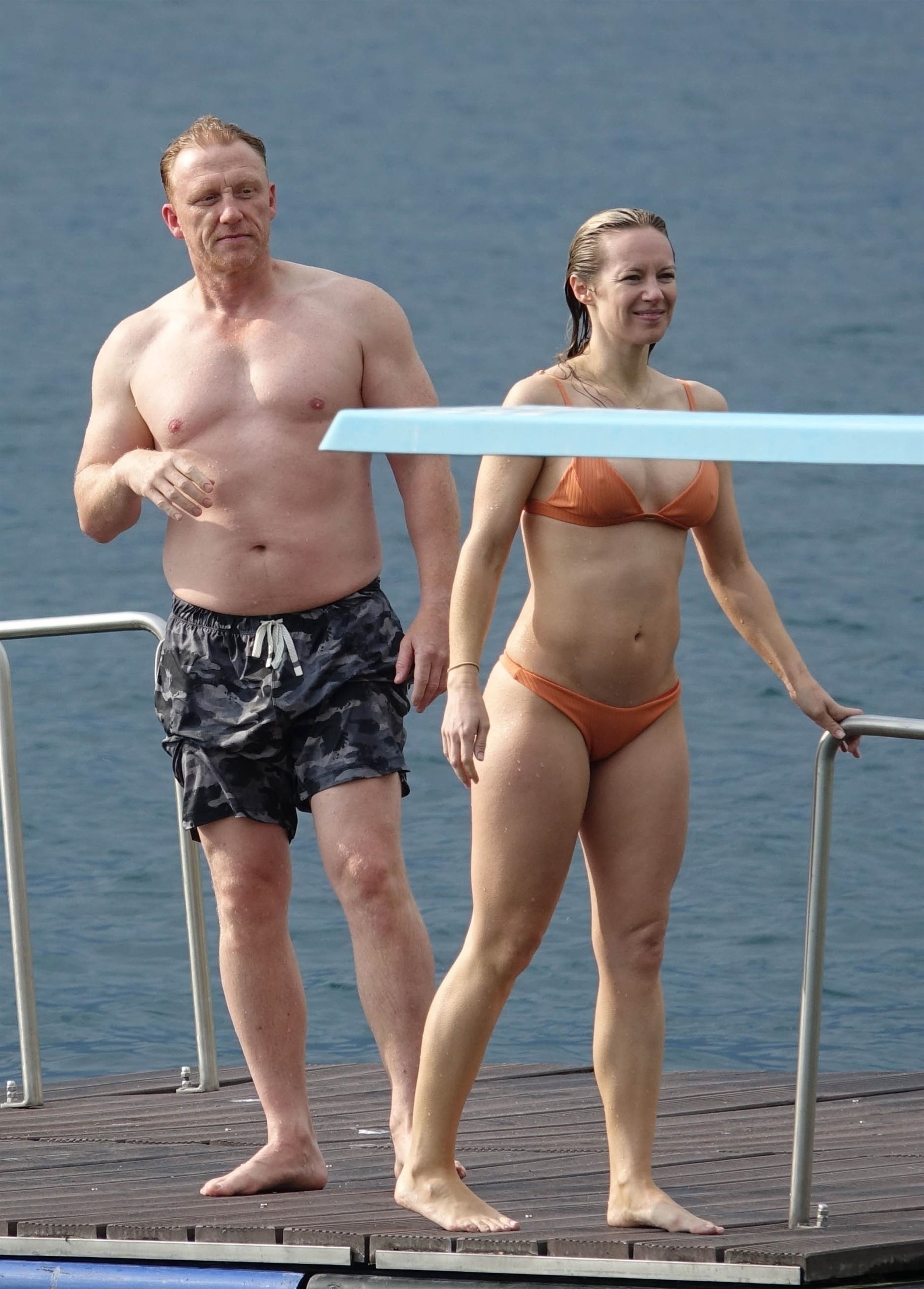 <p>Kevin McKidd and girlfriend and co-star Danielle Savre went for a swim in Lake Como while vacationing in in Bellagio, Italy, on May 31.</p><p>MORE: <a href="https://www.wonderwall.com/celebrity/best-photos-of-ivanka-trump-in-a-bikini-at-the-beach-swimsuit-body-660506.gallery">See Ivanka Trump's greatest swimsuit and bikini photos</a></p>