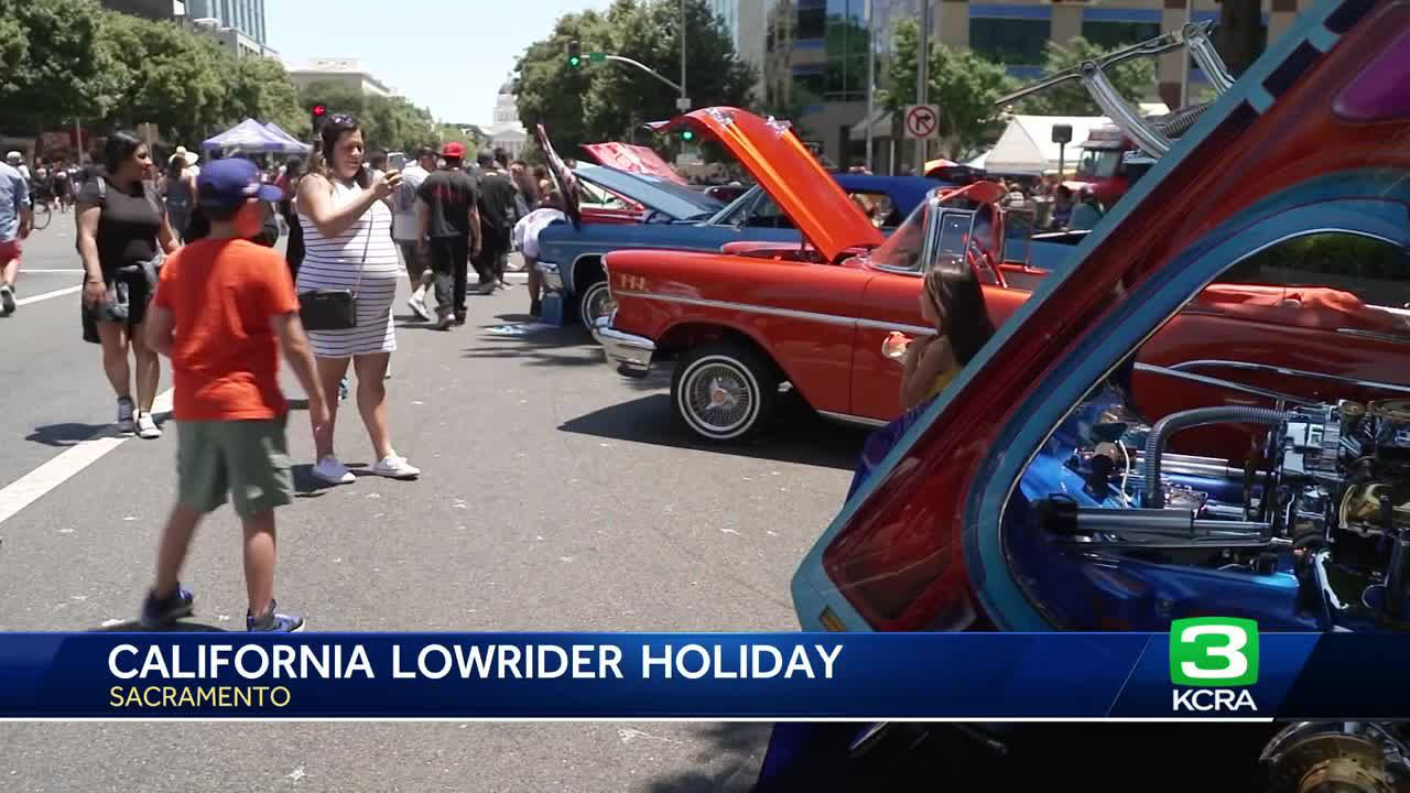 Hundreds of lowriders line Sacramento's Capitol Mall for 'California