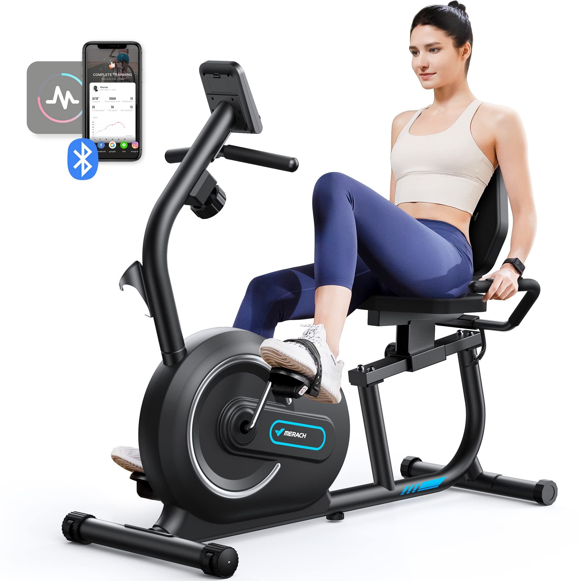<p><strong>$259.99</strong></p><p>Some bikes can be loud, but this bike promises a quiet and productive workout. It also comes with a bottle cage to help you keep your hydration levels top of mind while you break a sweat. Plus, it has Bluetooth, so you can track your stats using the Merach app.</p><p><strong>Rave Review: </strong>"This machine is a marvel of engineering! I could not be more pleased with any product!! Do not hesitate to buy this marvelous product!! 🙏👍🤗❤️"</p>
