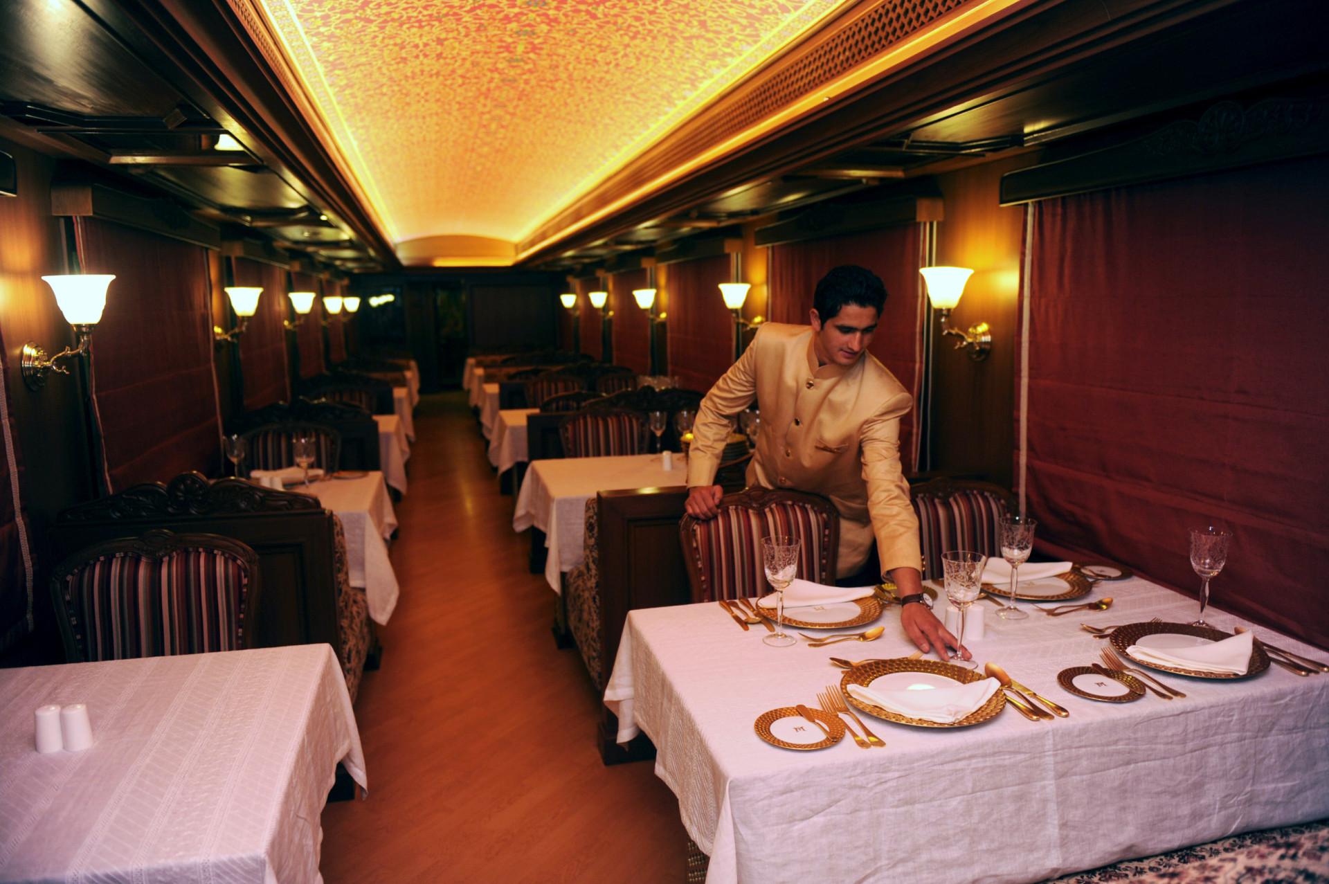 <p>At around US$4,500 per night for the Presidential Suite, India’s Maharaja’s Express is definitely on the right side of the tracks! Taking you to some of India's most emblematic sights, this train has all the amenities needed for a luxurious ride.</p><p><a href="https://www.msn.com/en-us/community/channel/vid-7xx8mnucu55yw63we9va2gwr7uihbxwc68fxqp25x6tg4ftibpra?cvid=94631541bc0f4f89bfd59158d696ad7e">Follow us and access great exclusive content every day</a></p>