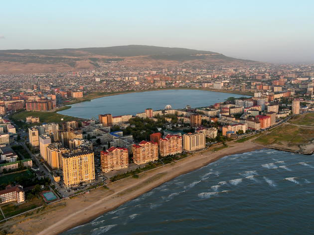 Großstadt am Kaspischen Meer: Machatschkala in Dagestan.