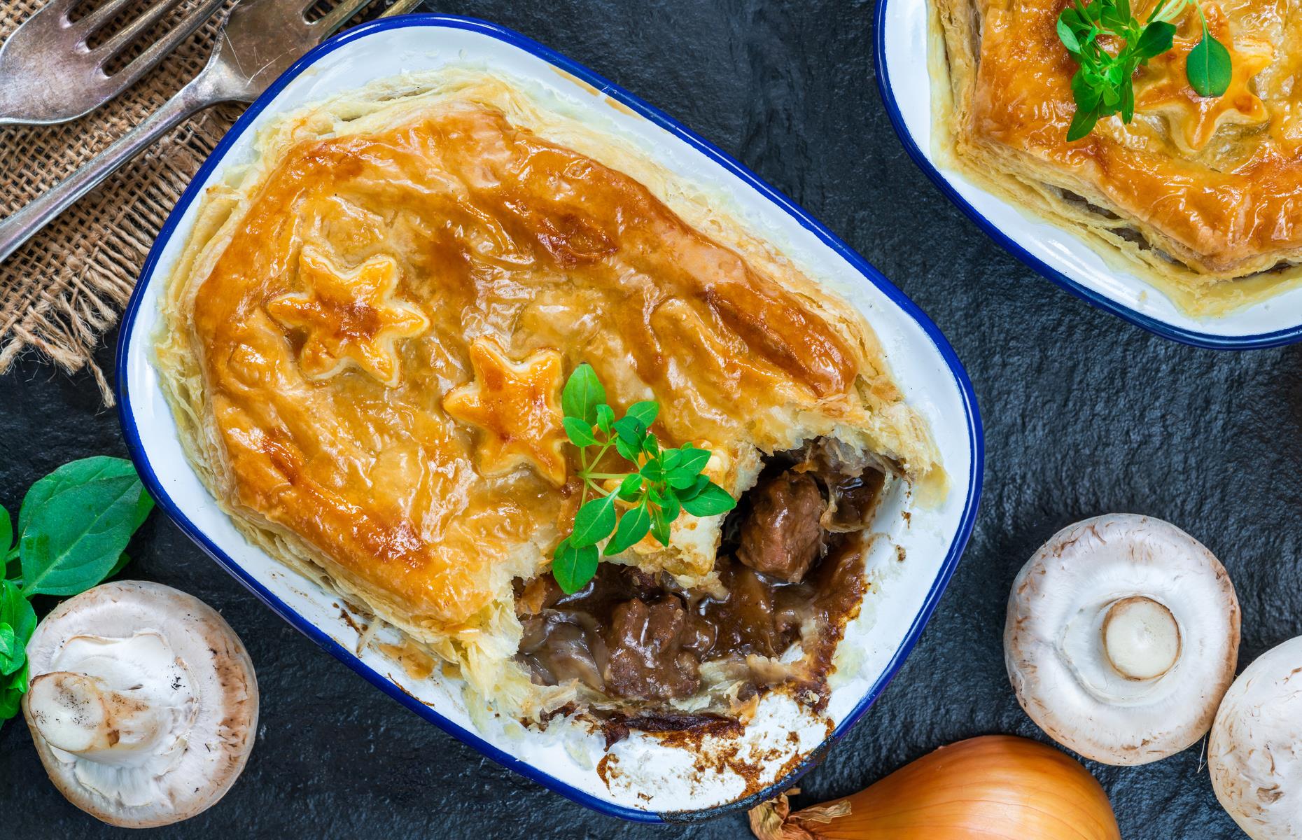 Steak Mushroom pie