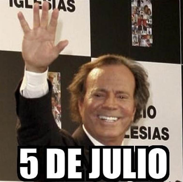Los memes de Julio Iglesias