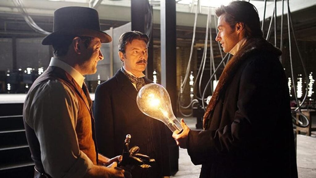 <p>Based on the 1995 novel by Christopher Priest, the film adaptation of <em>The Prestige</em> is directed by Christopher Nolan.</p> <p>Many agree that both the book and movie are equally incredible, but the “trick” heavily featured in the plot comes off better on the big screen.</p> <p>Source: <a href="https://www.reddit.com/r/movies/comments/10tmuty/comment/j79gg5a/?utm_source=share&utm_medium=web2x&context=3" rel="nofollow noopener">Reddit</a>.</p>