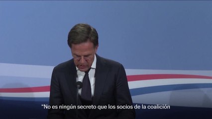 El primer ministro de Países Bajos presenta su renuncia